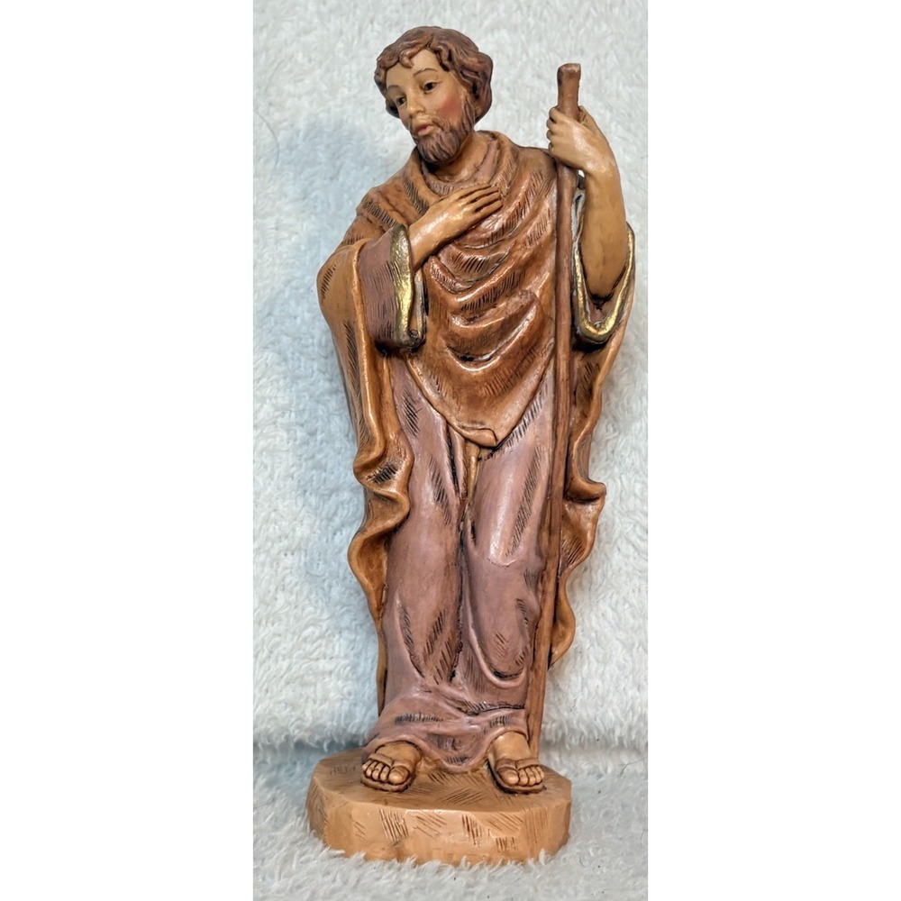 Vintage DiGiovanni Nativity Joseph Figurine 6.25" Italy 1990s Replacement Piece